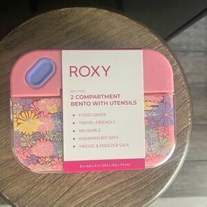 Roxy Pink and Purple Floral Bento Box